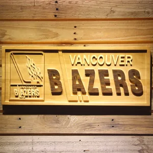 Vancover Blazers Wood Sign - Legacy Edition