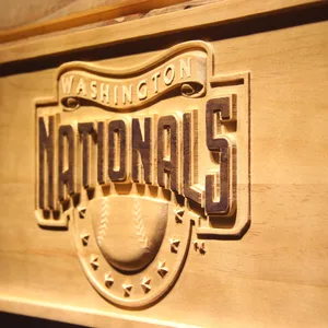 Washington Nationals Wood Sign - Legacy Edition