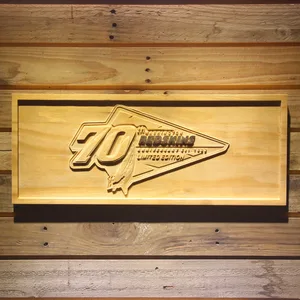 Washington Football Team 70th Anniversary Logo Wood Sign - Legacy Edition