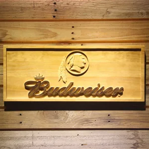 Washington Football Team Budweiser Wood Sign