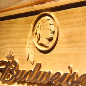 Washington Football Team Budweiser Wood Sign