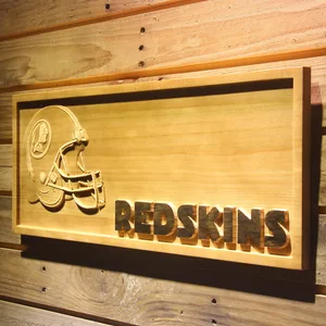 Washington Football Team Helmet Wood Sign