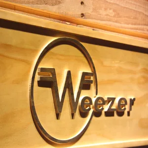 Weezer Wood Sign