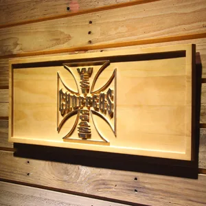 West Coast Choppers Wood Sign