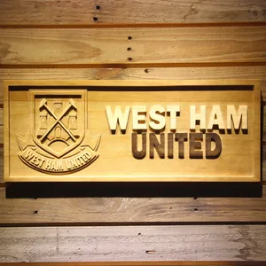 West Ham United Wood Sign - Legacy Edition