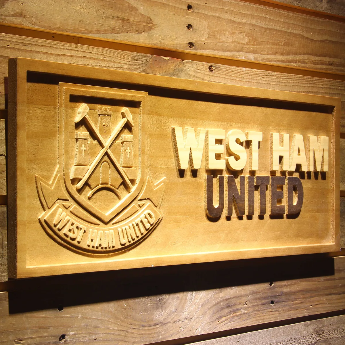 West Ham United Wood Sign - Legacy Edition