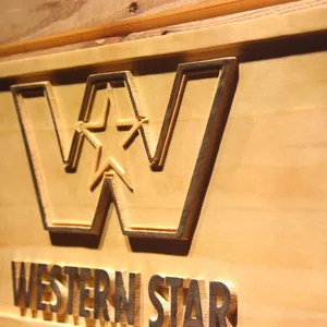 Western Star Wood Sign