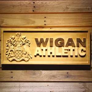 Wigan Athletic FC Wood Sign - Legacy Edition