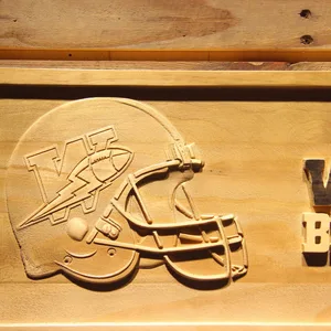 Winnipeg Blue Bombers Helmet Wood Sign - Legacy Edition