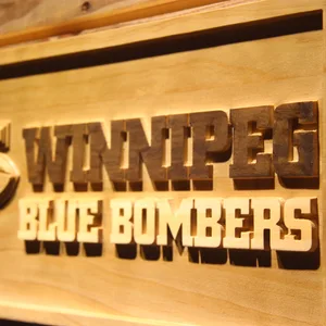Winnipeg Blue Bombers Wood Sign - Legacy Edition