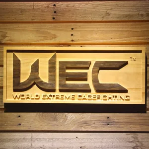World Extreme Cagefighting Wood Sign