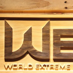 World Extreme Cagefighting Wood Sign