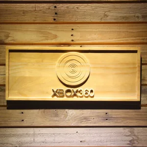 Xbox 360 Rings Wood Sign